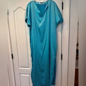 Crosby by Mollie Burch Geometric Shep Caftan Maxi Dress Size L